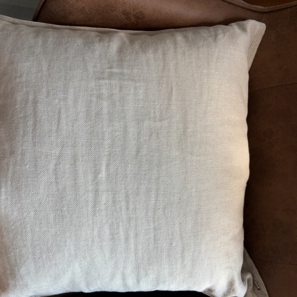 RH VINTAGE FRENCH GRAIN-SACK LINEN PILLOW COVER AND DOWN INSERT - Picture 3 of 6